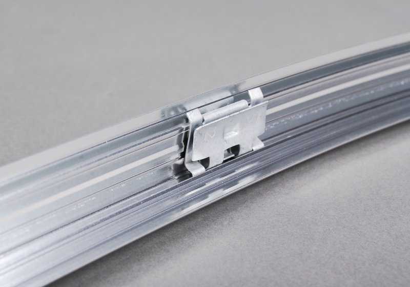 Upper Molding Chrome Window Left Front Door OEM 51337174387 For BMW X5 {E70, E70N}. Original BMW.