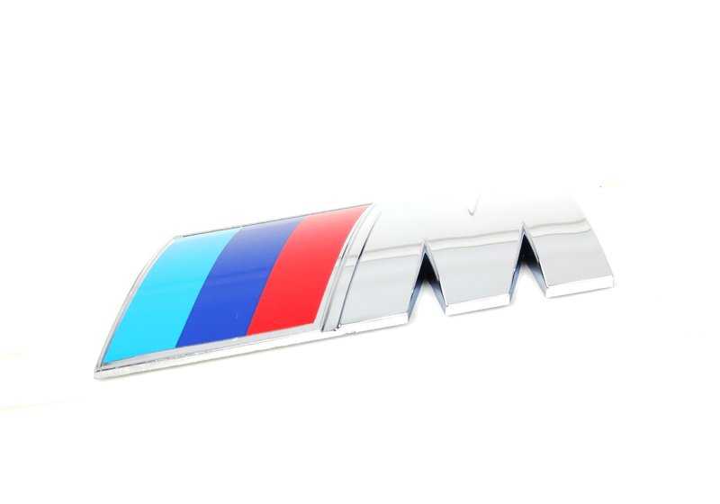 Adhesive emblem "M" OEM 51148041424 for BMW Z4 E85 and E86 m (years 2006-2008). Original BMW.