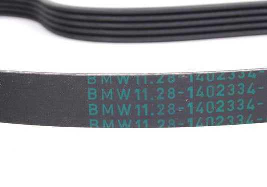 Correa poli V OEM 11281402334 para BMW E36 M3 y Z3 M 3.2. Compatible con modelos: E36 M3 (BG91, BG92) y Z3 M (CM92). Original BMW.