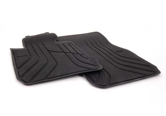 Alfombrillas todo tiempo delanteras OEM 51472219799 para BMW F30, F80 M3, F31, F34 GT... y más. Color antracita. Original BMW.