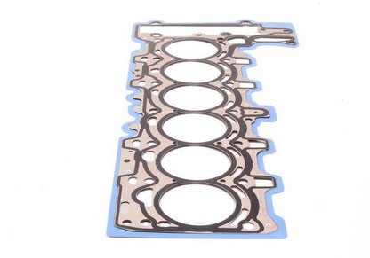 Asbestos free cylinder head gasket for BMW E81, E82, E87, E88, E90, E91, E92, E93, E60, E61, F10, F11, F18, E63, E64, E65, E66, F01, F02, E84, E83N, F25, E70, E85, E86, E89 (OEM 11127553209). Genuine BMW