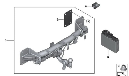 Arandela de estanqueidad OEM 51128737801 para BMW i20. Original BMW.