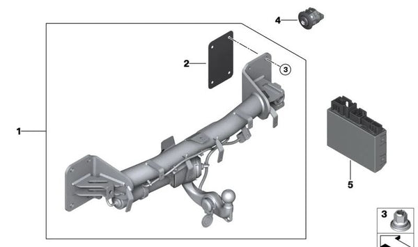 Arandela de estanqueidad OEM 51128737801 para BMW i20. Original BMW.
