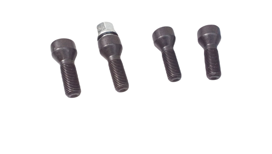 Juego antirrobo de tornillos de rueda OEM 36136786426 para BMW E65, E66, E83. Incluye 4 tornillos con codificación especial y llave adaptadora. Protección efectiva contra robos. Original BMW.