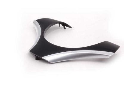 Embelledor volante negro/cromado perlado OEM 32306850540 para BMW E81, E82, E87, E88, E90, E91, E84. Original BMW.