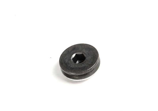 Tornillo de cierre con arandela OEM 11361438338 para BMW E36, E46, E39, E60, E61, E38, E65, E66, E83, E53, Z3, E85. Original BMW.