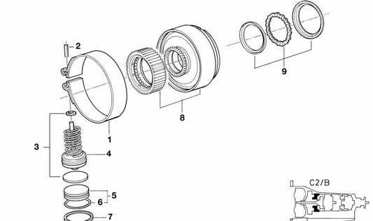 Einstellblätter für BMW E36, E34, E39, E32, E38 (OEM 24231421723). Original BMW