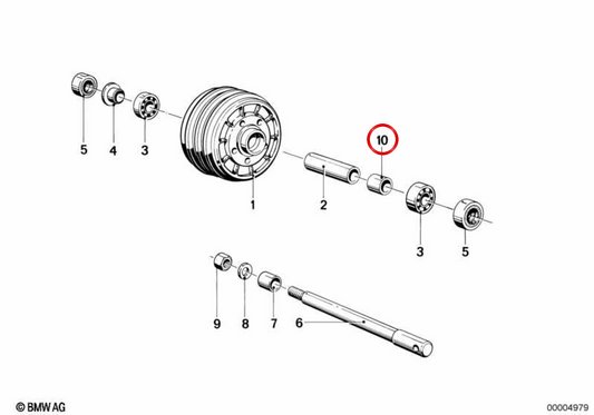 OEM -Reifenabscheider 36312302096 für BMW F06, F07, F10, F11, F12, F13, F18, F30, F31, F32, F33, F34, F35, F36, F80, F82, F83, G30, G31. Original BMW.