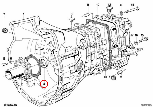 Retén para eje delantero OEM 36318561711 para motos BMW R1200GS, R1250GS, F800GS, F850GS, S1000XR, R18... y más. Original BMW Motorrad.