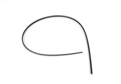 Moldura inferior de ventana OEM 51311968448 para BMW E30. Color negro. Original BMW.