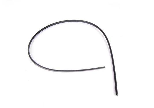 Moldura inferior de ventana OEM 51311968448 para BMW E30. Color negro. Original BMW.