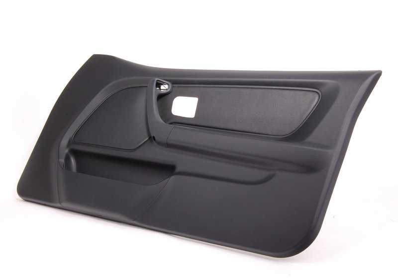 Panel interior puerta delantera derecha OEM 51418186548 para BMW E36 (316i, 318tds, etc.). Color negro (K5/P9SW). Compatible con modelos 1994-2000. Repuesto original BMW.