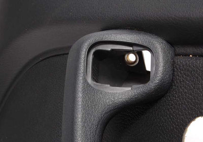 Panel interior puerta delantera derecha OEM 51418186548 para BMW E36 (316i, 318tds, etc.). Color negro (K5/P9SW). Compatible con modelos 1994-2000. Repuesto original BMW.