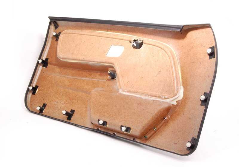 Panel interior puerta delantera derecha OEM 51418186548 para BMW E36 (316i, 318tds, etc.). Color negro (K5/P9SW). Compatible con modelos 1994-2000. Repuesto original BMW.
