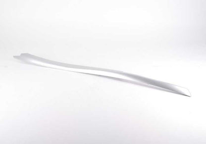 Moldura de aluminio consola central izquierda OEM 51166969541 para BMW E70, E71, E72. Original BMW.