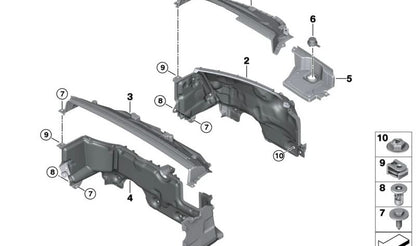 Caperuza OEM 51717317817 para MINI F56, F55, Clubman F54, Cabrio F57, Countryman F60... y más. Original MINI.