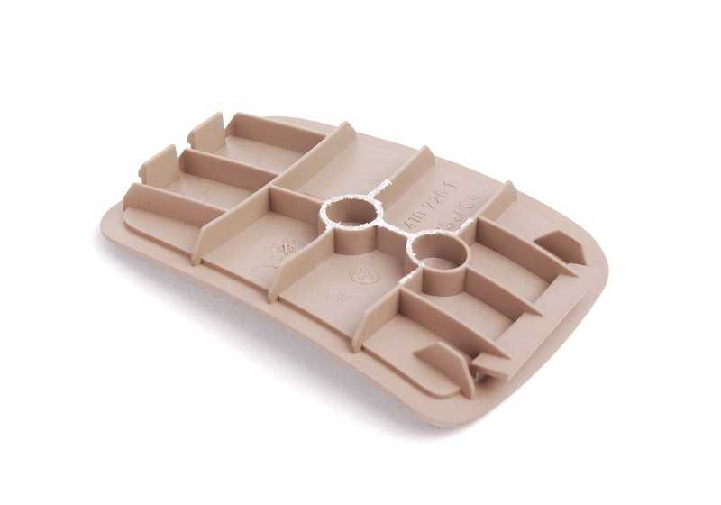 Tapa lateral derecha beige OEM 51438412364 para BMW Z3 E36 (modelos: 1.8, 1.9, 2.0 con motor M43, M44, M52). Compatible con versiones manuales y automáticas. Original BMW.