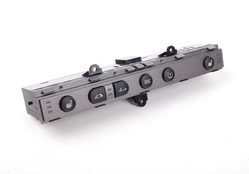 Panel central de mandos OEM 61316926959 para BMW Z4 E85 {2.2i, 2.5i, 3.0i} con cambio manual o automático. Compatible con modelos fabricados entre 2002 y 2005. Original BMW.