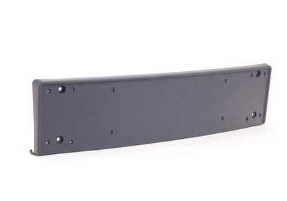 Soporte para matrícula OEM 51118044659 para BMW E92 y E93. Parte del kit aerodinámico M. Original BMW.