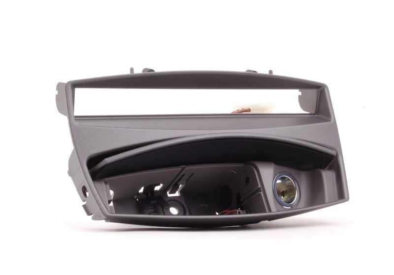 Soporte funcional consola central OEM 51167037227 para BMW Z4 E85. Original BMW.