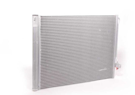 Air conditioning condenser with dryer for BMW E70, F15, E71, F16 (OEM 64509239992). Original BMW.