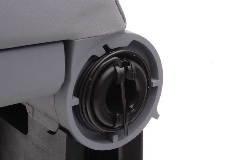 Potenza in pelle grigia OM 51167901343 per BMW E46 M3 {BL91, BR91}. BMW originale.