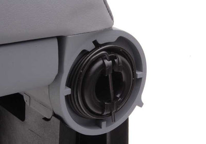 Potenza in pelle grigia OM 51167901343 per BMW E46 M3 {BL91, BR91}. BMW originale.