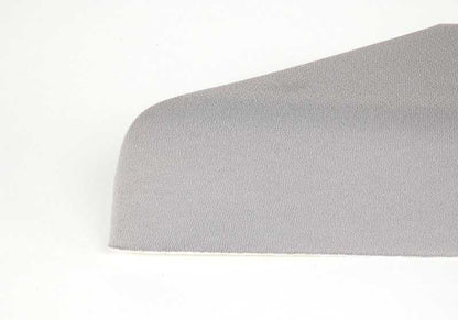 Paramento columna trasera derecha OEM 51438222628 para BMW E46 316Ci, 316i, 318Ci, 318i. Color Hellgrau. Original BMW.