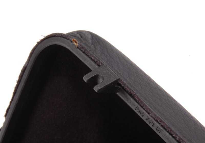 Black Montana Leder OEM 25111222456 für BMW 3 E36 -Serie. Original BMW.