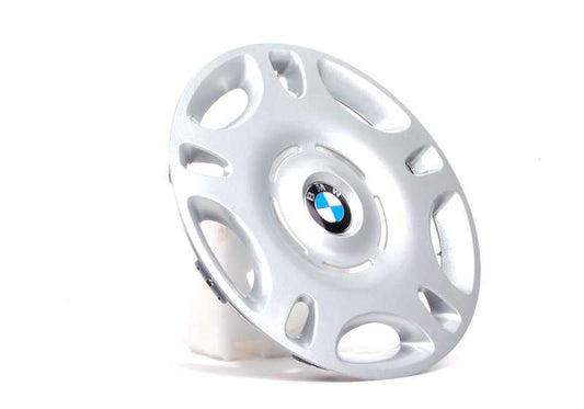Tapacubos 15" OEM 36131094158 para BMW Serie 3 E36 con llanta de acero Styl. 12360092. Original BMW.