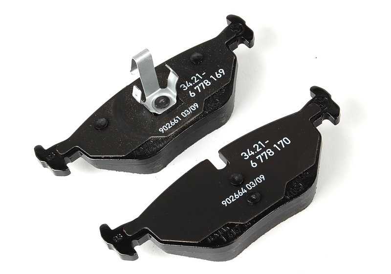 Rear asbestos free brake pads replacement kit for BMW E36 E46 E85 E86. Original BMW