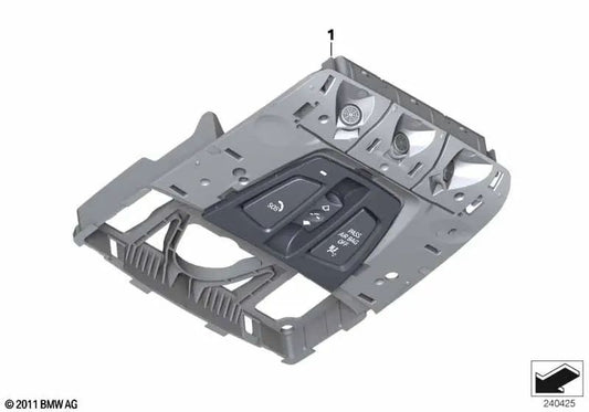 Zentrum für Deckenoperationen für BMW F20, F21, F22, F87, F30, F31, F34, F80, F32, F36, F82 (OEM 61316826920). Original BMW.
