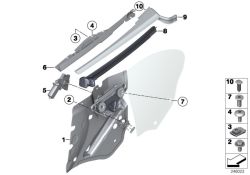Hakenschraube für BMW E88, F12, F12N, F91, G14 (OEM 5137188462). Original BMW