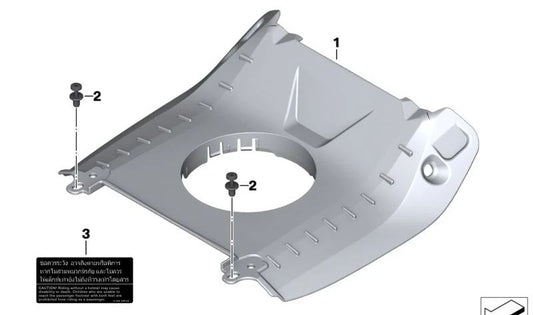 Remache dilatable OEM 46638566858 para BMW C 400 GT, C 400 X, C 400 GT X… y más. Original BMW Motorrad.