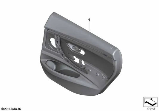 Rear Right Leather Door Trim for BMW 3 Series F34, F34N (OEM 51427321460). Original BMW