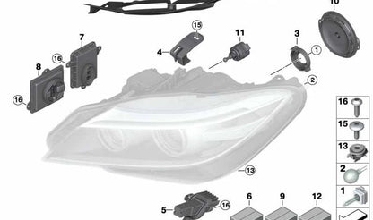Módulo LED OEM 63117348935 para BMW Z4 E89. Repuesto original BMW.