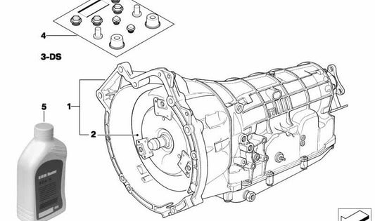 Convertidor de par OEM 24401422194 para BMW E36, E39. Original BMW.