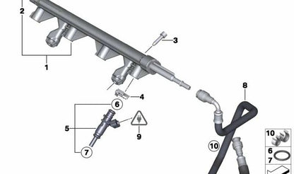 Válvula de inyección OEM 13537528176 para MINI R56, R55, R57, R58, R59, R60, R61... y más. Original MINI.