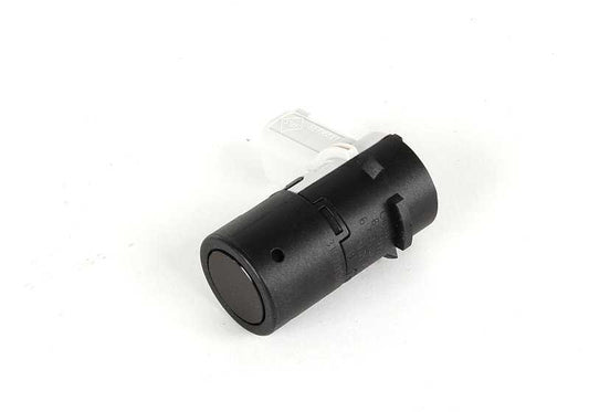 Sensor de aparcamiento PDC negro OEM 66206989068 para BMW E39, E60, E61, E53, E85, E86 y MINI R50, R52, R53. Compatible con sistemas Park Distance Control. Original BMW y MINI.