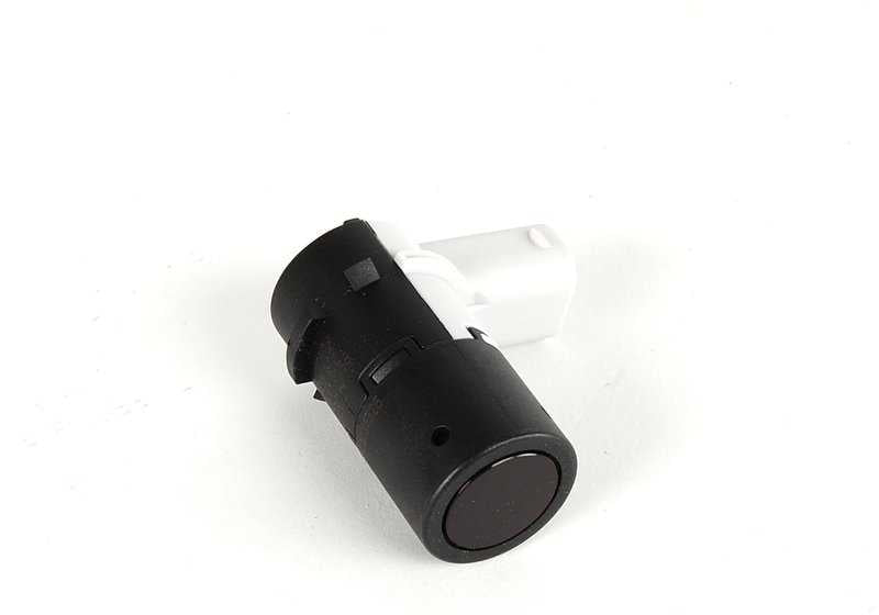 Sensor de aparcamiento PDC negro OEM 66206989068 para BMW E39, E60, E61, E53, E85, E86 y MINI R50, R52, R53. Compatible con sistemas Park Distance Control. Original BMW y MINI.