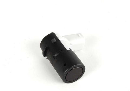 Sensor de aparcamiento PDC negro OEM 66206989068 para BMW E39, E60, E61, E53, E85, E86 y MINI R50, R52, R53. Compatible con sistemas Park Distance Control. Original BMW y MINI.