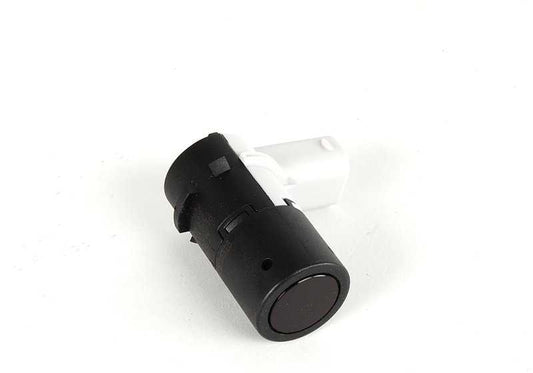 Sensor de aparcamiento PDC negro OEM 66206989068 para BMW E39, E60, E61, E53, E85, E86 y MINI R50, R52, R53. Compatible con sistemas Park Distance Control. Original BMW y MINI.