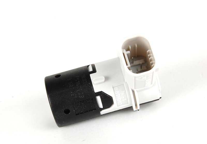 Sensor de aparcamiento PDC negro OEM 66206989068 para BMW E39, E60, E61, E53, E85, E86 y MINI R50, R52, R53. Compatible con sistemas Park Distance Control. Original BMW y MINI.