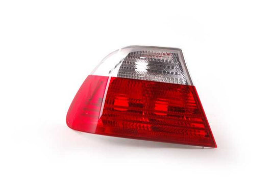 Weißer linker Pilot für BMW 3 E46 -Serie (OEM 63218383825). Original BMW.