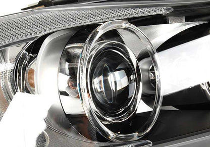 Faro delantero derecho xenón AHL OEM 63117161672 para BMW E90, E91 (316i, 318i, 318d y versiones compatibles). Original BMW.