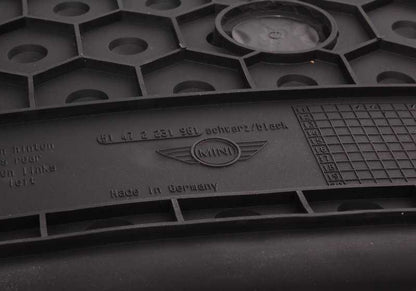 Original Rubber Floor Mats OEM 51472231961 for MINI R56. Original BMW