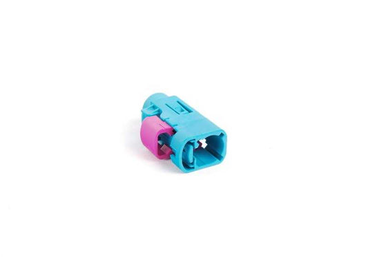 Conector universal FAKRA 1 pin OEM 61136918328 para BMW {E81,E82,E87,E88,F20,F21,F22,F23,F45,F46,F87,E46,E90,E91,E92,E93,F30,F31,F34,F80,G20,G21,F32,F33,F36,F82,F83,E34,E39,E60,E61,F07,F10,F11,F90,G30,G31,E63,E64,F06,F12,F13,G32,E38,E65,E66,F01,F02,F