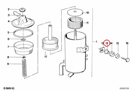 Séparateur de suspension OEM 37211119062 pour BMW E30, E36, E46, E12, E28, E34, E24, E23, E32, E38, E31. BMW d'origine.