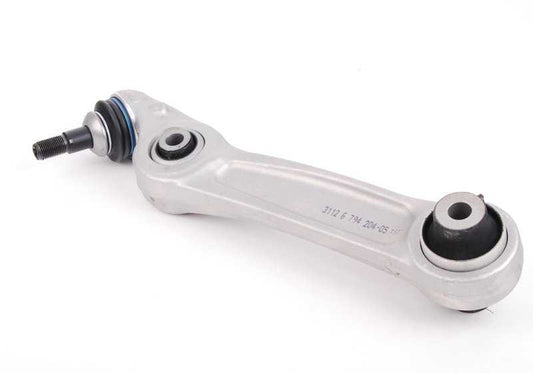 Braccio oscillante inferiore con cuscinetti di gomma destra per BMW F10, F11, F18, F06, F12, F13 (OEM 31126794204). BMW originale.