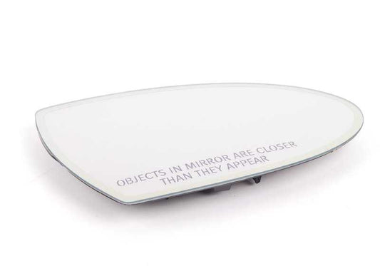 Cristal retrovisor derecho calefactable convexo OEM 51168040916 para BMW E60, E61, E63, E64. Original BMW.
